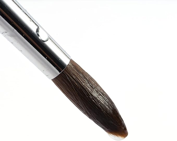 Sable Watercolor Brushes Professional, Fuumuui 8Pcs Kolinsky Sable Brush Set Variety Shapes with Flat, Round Pointed, Cat's Tongue Oval Wash Perfect for Watercolor Acrylic Gouache Inks Painting