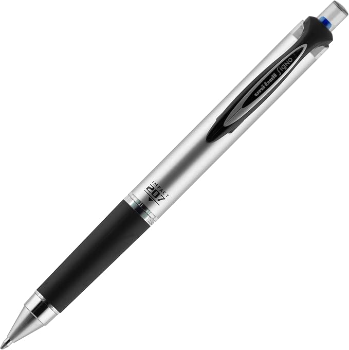 uniball Refill For Gel 207 Impact Rt Roller Ball Pens, Bold Conical Tip, Blue Ink, 2/pack