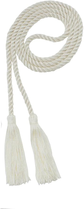 Tassel Depot Graduation Honor Cord - Natural - Every School Color Available - Made in USA