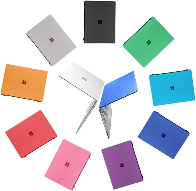 mCover Hard Case Only Compatible for 13.5" Microsoft Surface Laptop (5/4 / 3/2 / 1) with Alcantara Keyboard - Aqua