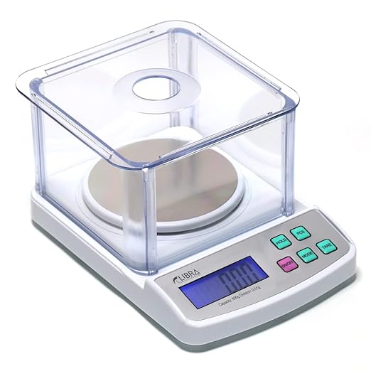 600 g x 0.01 g Digital Lab Scale, Piece Counting, Wind Shield, Stainless Steel Pan, Backlit LCD, AC Adapter, Multiple Weight Unit, Capacity: Max 600 g, Min 0.05 g (50 mg), Readability: 0.01 g (10 mg)