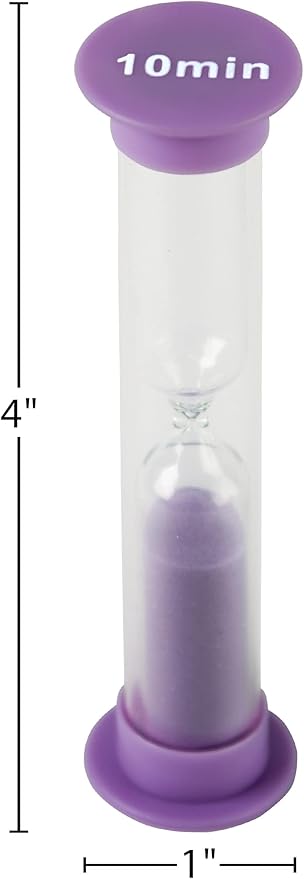 Teacher Created Resources 10 Minute Sand Timers-Small (20682), Purple