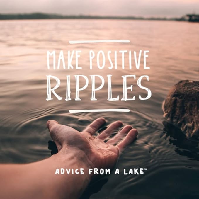 Advice from Nature 3 Bookmark Zen Set, Laminated with Glossy Finish, Printed on Recycled Paper - Great Blue Heron, Lake, Dragonfly (AMBM-ZEN)