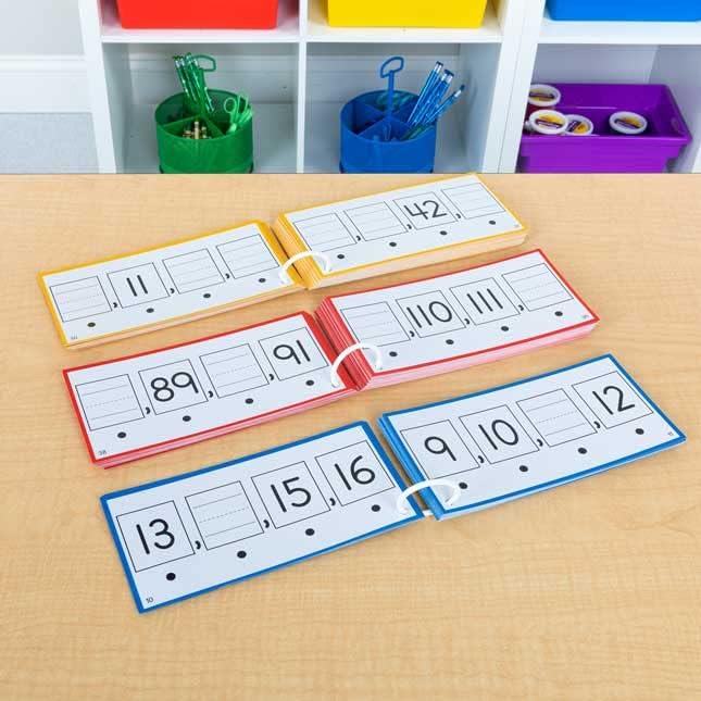 Really Good Stuff Tap and Write Missing Numbers - 123 Cards