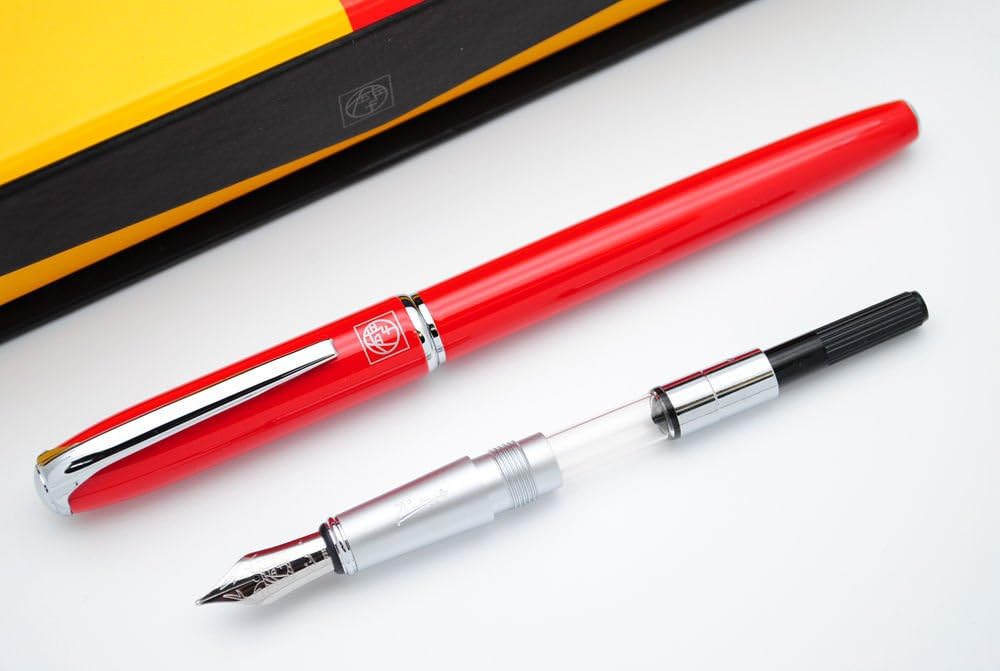 czxwyst Picasso 916 Malage Fountain Pen M Nib Original Box (Red)