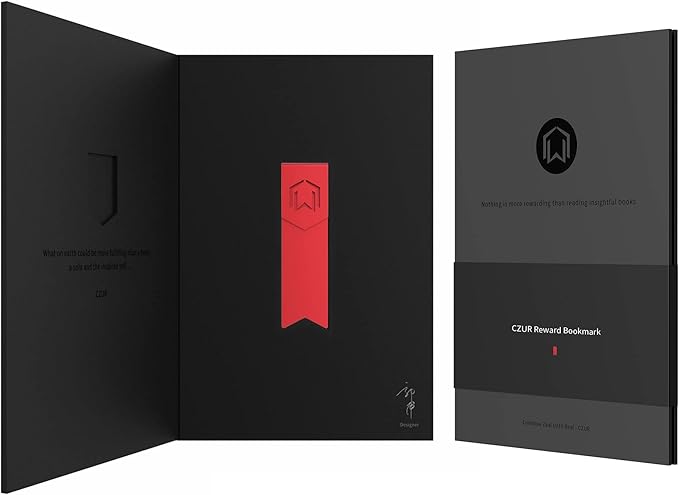 CZUR Metal Bookmarks - Unique Gift Bookmarks for Women and Men Made of Aeronautical Aluminum for Long-Lasting Use 1 Piece