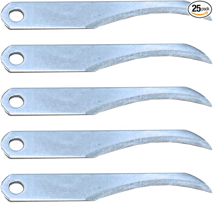 SMB #104 Precision 3/4" Concave Curved Carving Blades (5/25/100/300) (25)