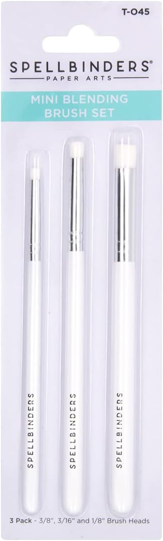 Spellbinders Mini Blending Brush Set, White
