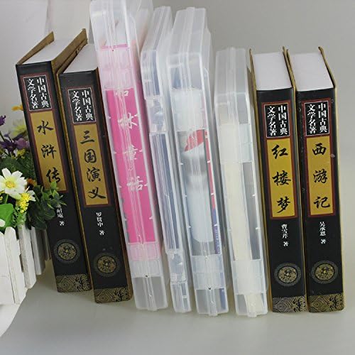 Portable A4 File Box Transparent Plastic Box Document Paper Protector Desk Paper Organizers Case PP Storage Collections Container Magazine Organizers (1pcs(Available Dimension 11.8 x 8.3 x 0.8inch)