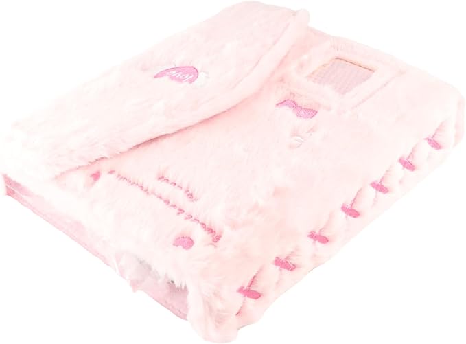 Leadigol Kpop Photocard Binder,Plush Binder Cover,A5 Refillable 6 Ring Budget Binder, Mini Notebook Binder Cover,Journal Notebook Planner Binders