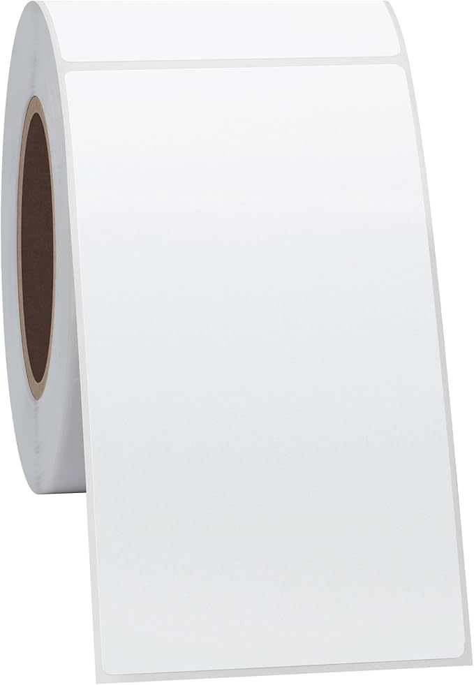 Hybsk 2.25x4 inch Direct Thermal Labels for Barcodes, Address, Compatible with Rollo Label Printer & Zebra Desktop Printers (2.25"x4",2 Rolls White)