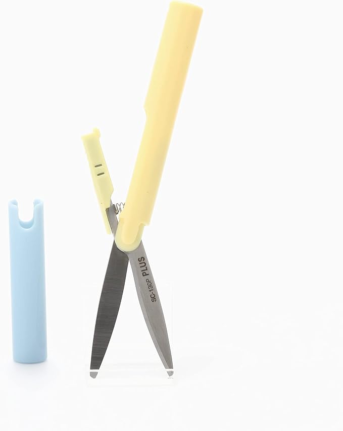 PLUS 34-574 Scissors Portable Type Fit Cut Curve Twiggy Soda x Lemon Slim Form