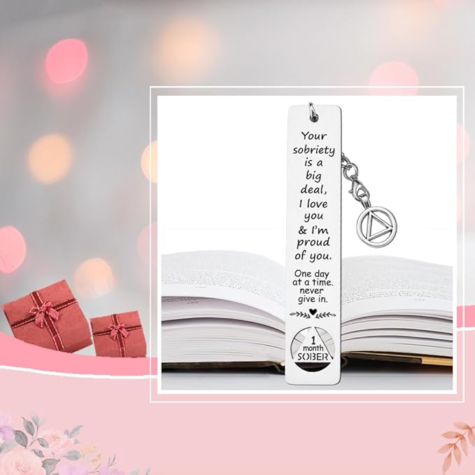 1 Month Sober Gifts for Men, Sobriety Gift for Men Women, Sober Recovery Alcoholics Recovering Gift, Sober Gifts for Loved One in Recovery, 1 Month Sober Anniversary gift-DB19