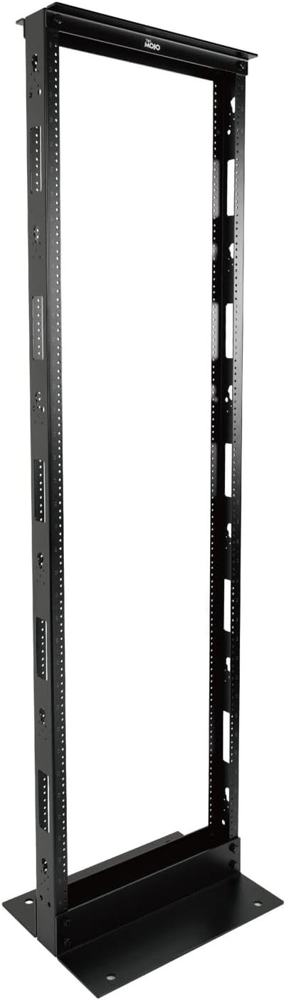 2-Post 38U Open Frame Server Rack for 19inch AV/Data/IT Network Equipment,with Tapped Hole
