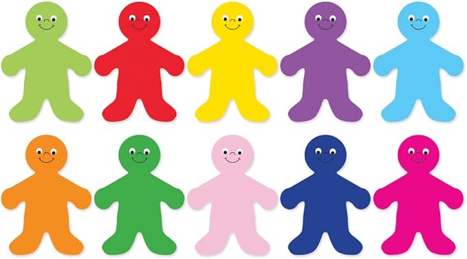 Hygloss Products Rainbow Kids Classroom Accents – Creative Teaching Resources – 7 Inches, 30 Pack