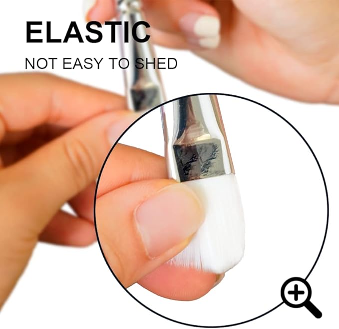 HIMI Little Bird Paint Brushes Set 5 Pcs for Acrylic Oil Gouache Paint，1 Wide Brush, 3 Fan Brush,1 Liner Brush, Interesting Designed Nice Gift for Art hobbyist Beginners Artists (Pink,5 Pcs)