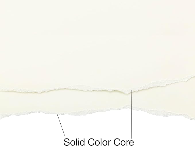 Cardstock 12 x 12 Paper Pack - 65lb Smooth Card Stock for Crafts, Cardmaking, Art Projects - 50 Square Scrapbook Sheets - Double Sided with Solid Core, Ivory