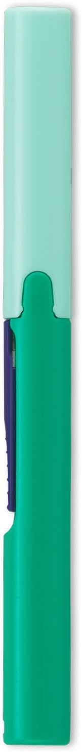 Plus 34-582 Scissors, Portable Fit, Cut Curve, Twiggy, Green, Slim Shape