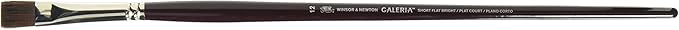 Winsor & Newton Galeria Bright Long Handle Brush, Size 12