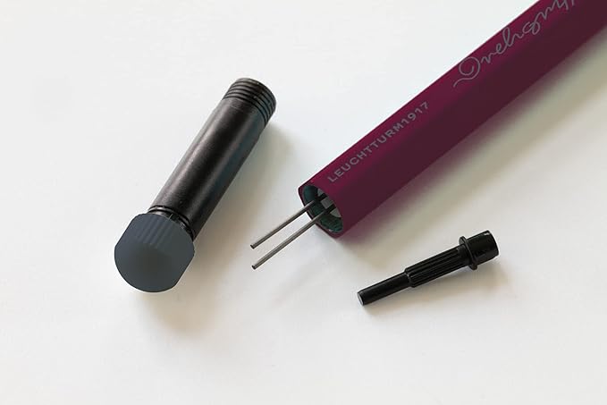 LEUCHTTURM1917 - Drehgriffel Mechanical Pencil - Refillable Writing Stylus with 0.7 mm HB Graphite Lead (Navy)