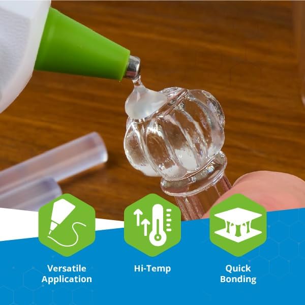 Adtech W229-34ZIP100 Mini Hot Glue Sticks, 100 pack, Clear 100 Count