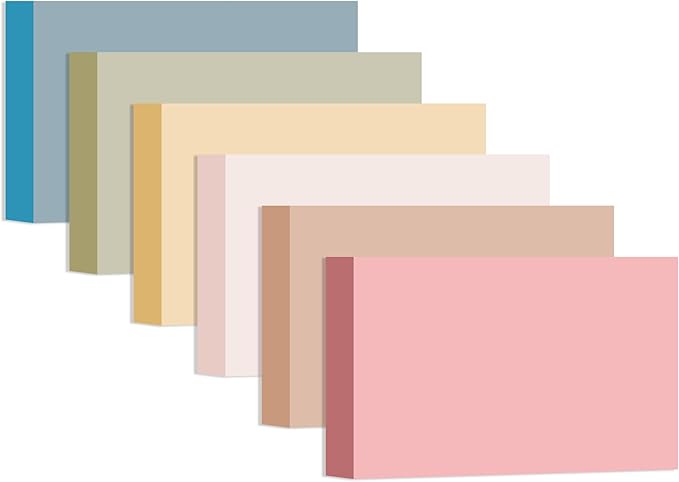 5x7 Cardstock Colored Paper, 60 Sheet Heavyweight Blank Card 85lb/230GSM, Thick Index Cards for Printer, Postcards, Wedding Cards, Invitation Cards, Double Sided