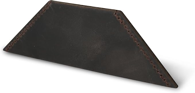 Londo Genuine Leather Handmade Bookmark (Set of 2) (Triangle, Chestnut)