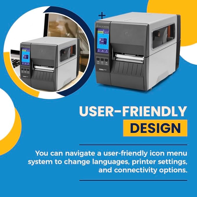Zebra ZT231 (Zebra ZT230 Replacement) | Thermal Transfer & Direct Thermal 203 DPI | ZT23142-T01000FZ | USB, Serial, Ethernet, Bluetooth Connectivity, Tear Bar | Jetset Software Included