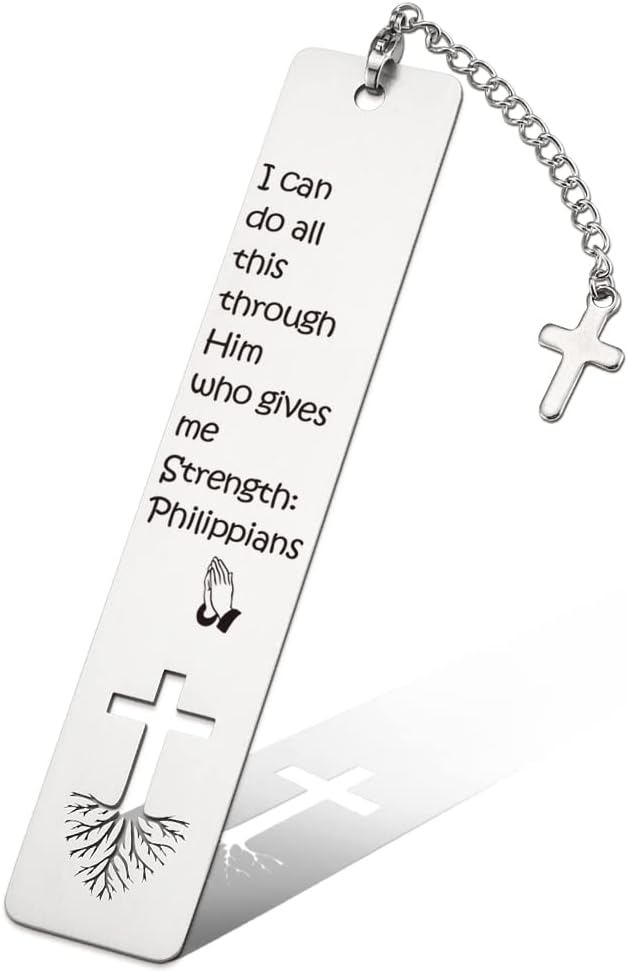Inspirational Christian Gift for Women, Tassel with Bible Verse Bookmark Funny Gift for Women, Christmas Birthday Bookmarks Gifts for Female Bookworms Friends Sister Girl Book Club Religious Gift-ZB3