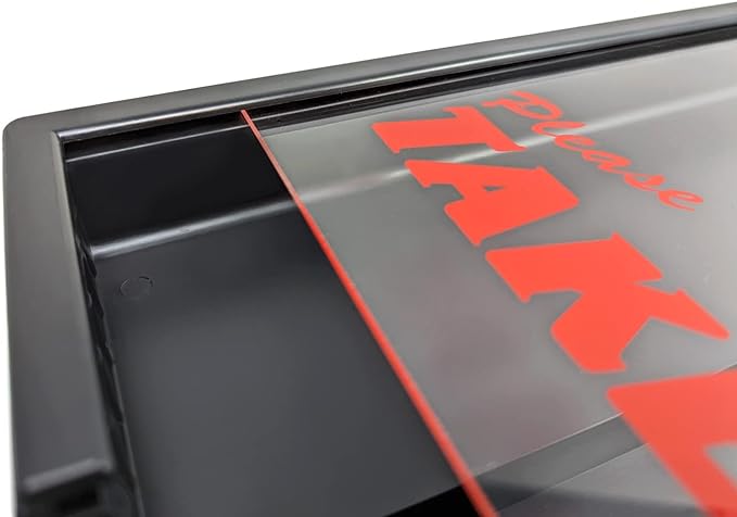 Outdoor Real Estate Brochure Box with Snap Shut Lid, Take One Document Holder Can Hold 100, 8.5 x 11 Documents, Flyers, Literature and Other Outdoor Marketing Needs