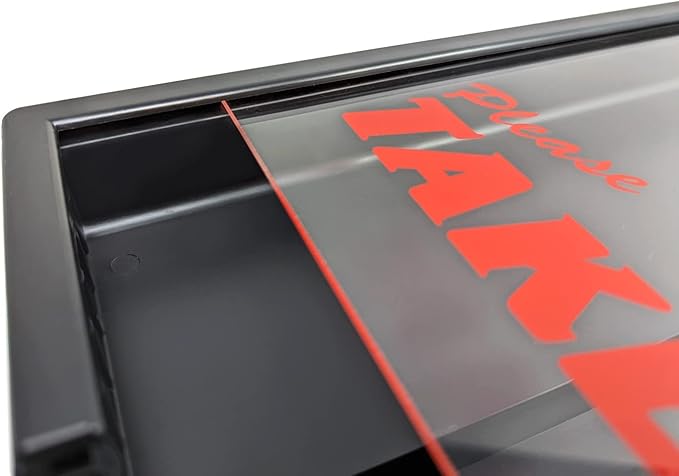 Outdoor Real Estate Brochure Box with Snap Shut Lid, Take One Document Holder Holds 100+ 8.5x11 Documents, Flyers, Literature and Other Outdoor Marketing Needs