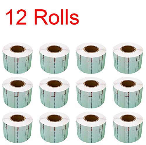 CAS LST-8000 Printing Scale Label, 58 x 30 mm, Non-UPC, 12 Rolls Per Case