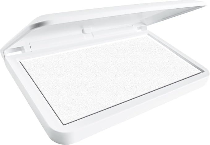 COLOP Make Series, Ink Stamp Pads, with Non-Toxic Premium Ink, Water-Based Acid-Free (Frozen White, Make 2-2-3/4" x 4-1/4")