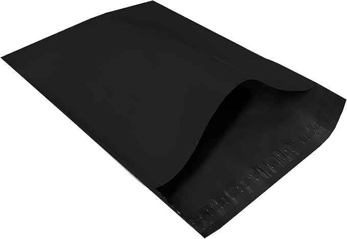 Colored Poly Mailers Pack of: (Black, 12" x 15.5" pack of 250) Be creative with your packaging with Colored mailers