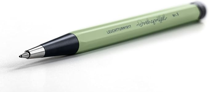 LEUCHTTURM1917 - Drehgriffel Mechanical Pencil - Refillable Writing Stylus with 0.7 mm HB Graphite Lead (Sage)
