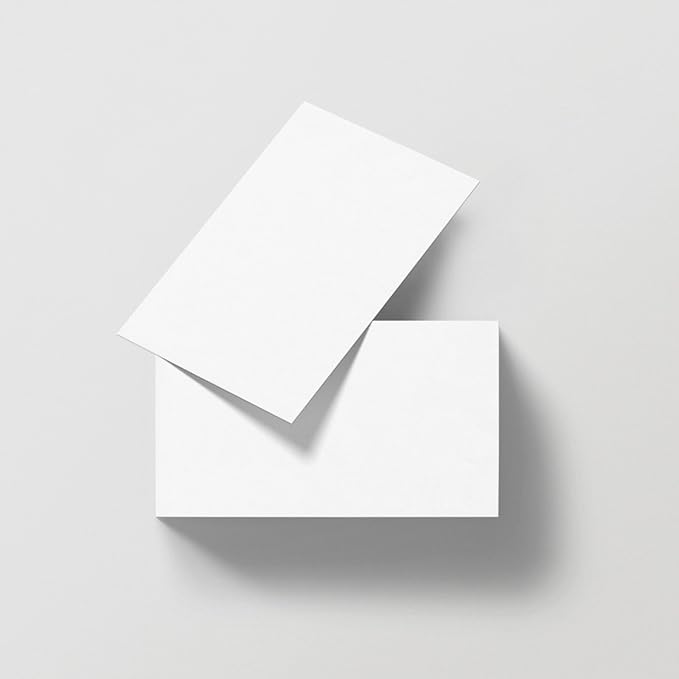 100 Sheets Cardstock 2.5x3.5 Thick Paper - Blank Heavy Weight 350gsm Cover Card Stock for Paper Craft, DIY Thank You, Greeting, Note, RSVP, Index Cards - Draw, Write, Paint (2.5x3.5 Inches)