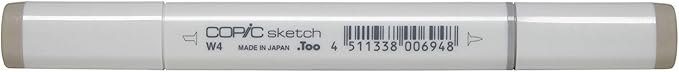 Copic Markers W4-Sketch, Warm Gray
