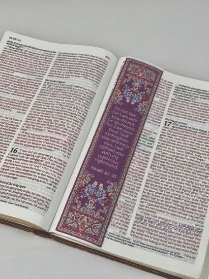 Christian Bookmark, Do Not Fear, Woven, Mini Carpet