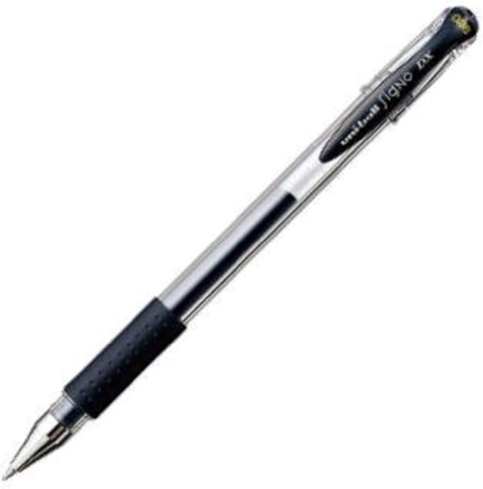 uni-ball Signo Dx Um-151 Gel Ink Pen - 0.38 Mm - 10 Pcs - Black - Uni Mitsubishi Pencil
