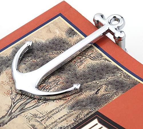 Creative Anchor Bookmark for Reading Hands Free Metal Bookmark Page Holder Book Holder Students Teachers Graduation Gifts School Office Supplies (Rose)
