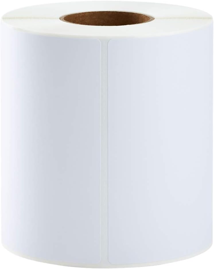 Karat [4x6 - Rolls] Direct Thermal Shipping Label Rolls – Compatible with Rollo and Zebra Printers (90 Labels/Roll) (300 Labels per roll, 4"x6")