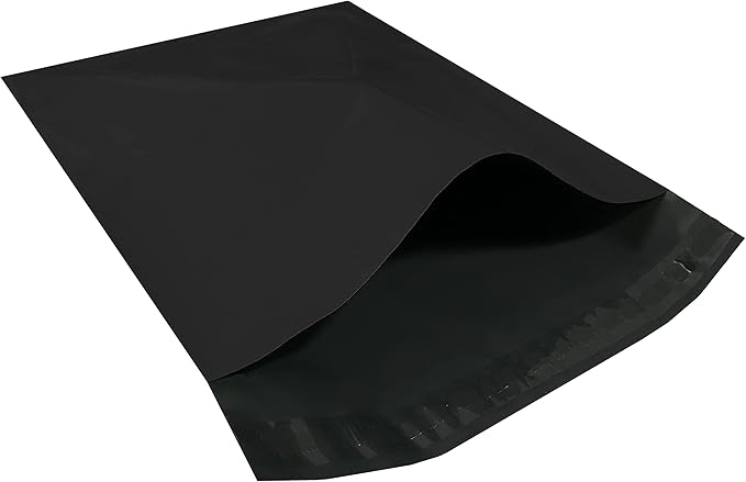 Colored Poly Mailers Pack of: (Black, 10" x 13" pack of 200) Be creative with your packaging with Colored mailers