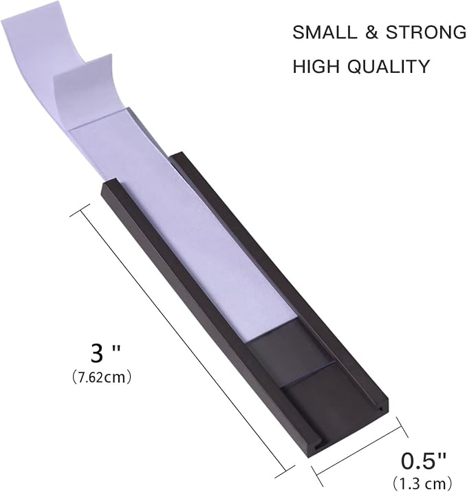 Eeoyu Magnetic Label Holders with Magnets Magnetic Data Card Holders with Clear Plastic Protectors for Metal Shelf, Whiteboard, Set of 30 (0.5 x 3 Inch)