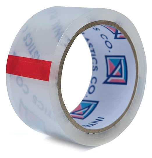 Heavy Duty Packing Tape Refill, 1.88 Inch x 60 Yards, 36 Rolls, 3" Core, Packing, Shipping and Mailing, Strong Seal on All Box Types (36 Pack, Clear)