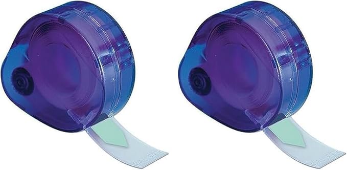 Redi-Tag Please Initial Printed Arrow Dispenser Flags, 120 Flags per Dispenser, 1-7/8 x 9/16 Inches, Mint (81114) (Pack of 2)