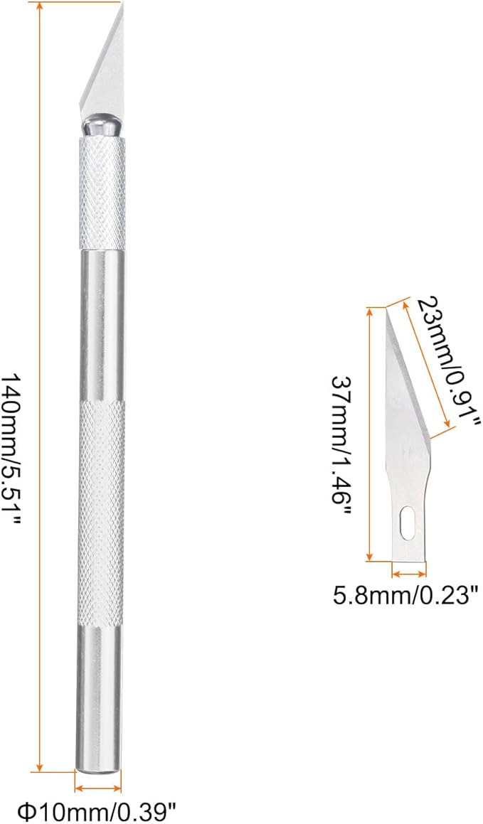 HARFINGTON (6" x 8") A5 Cutting Mat, Exacto Knife Precision Carving Craft Hobby Knife Kit for DIY Art Work Cutting, Hobby, Stencil, Scrapbooking, Pink