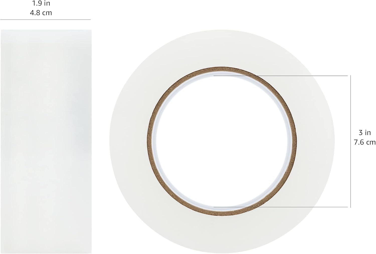 Amazon Basics Packing Tape for Moving boxes, Shipping Tape Refills, Clear, 1.88-Inch Wide x 109 Yards, 6-Pack, Total 654 Yards