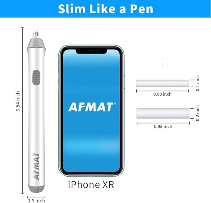 Electric Eraser, Electric Erasers for Artists with 140 Refills, Battery Operated Eraser, Electric Eraser Kit for Drawing, Art, Painting, Sketching, Drafting Pencils, Detailer Tool for Crafting-White