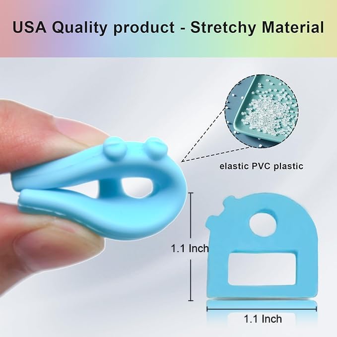 Key Labels - Stretchy All-Key Covers caps, Key Caps Tags, ONE Size FITS Most Keys.Includes Blank Labels and Printed Labels.Cute Key Accessories, 15pack