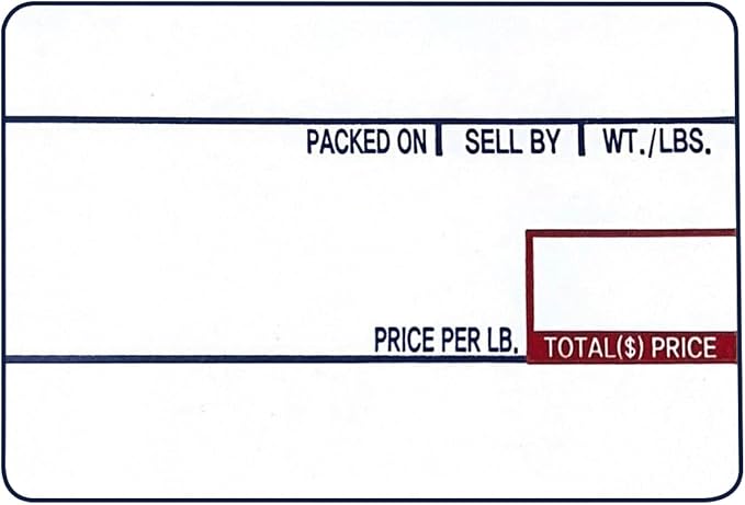 LST-8010 Printing Scale Label, 58 x 40 mm, UPC 36 Rolls Per Case. Lower Price Than 12 Rolls. Try it.